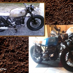 Un café racer des champs