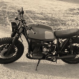 Un café racer des champs